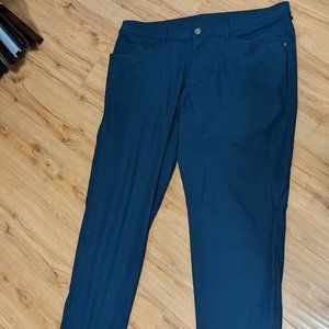 36x32 Lululemon Commission Pants Blue